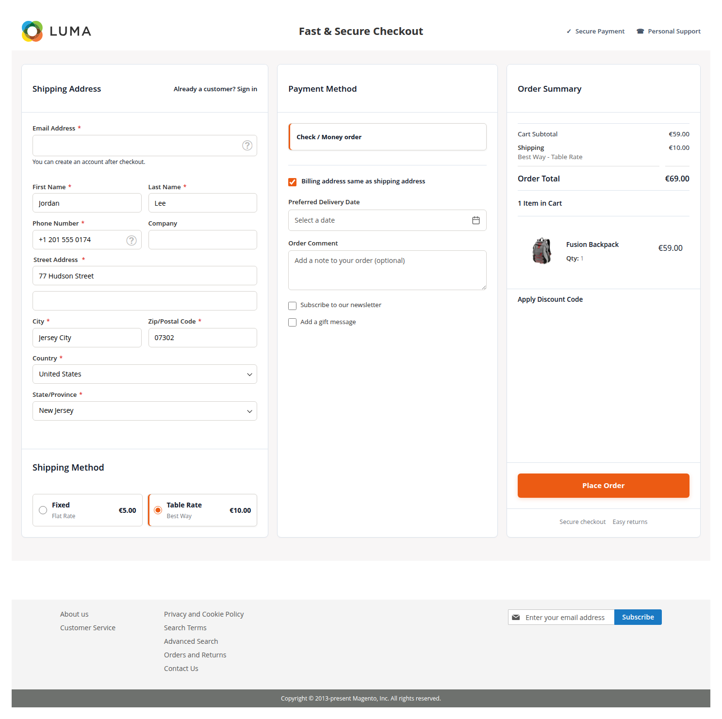 Restored guest cart opened in One Step Checkout